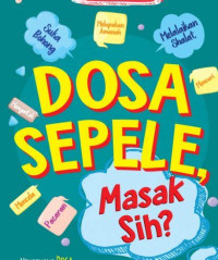 Image of Dosa Sepele masak sih?